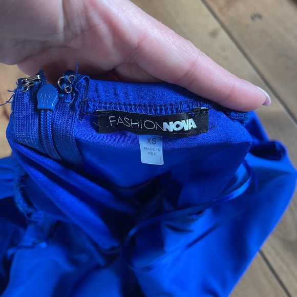 Fashion Nova Blue Dress XS - Picture 3 of 3